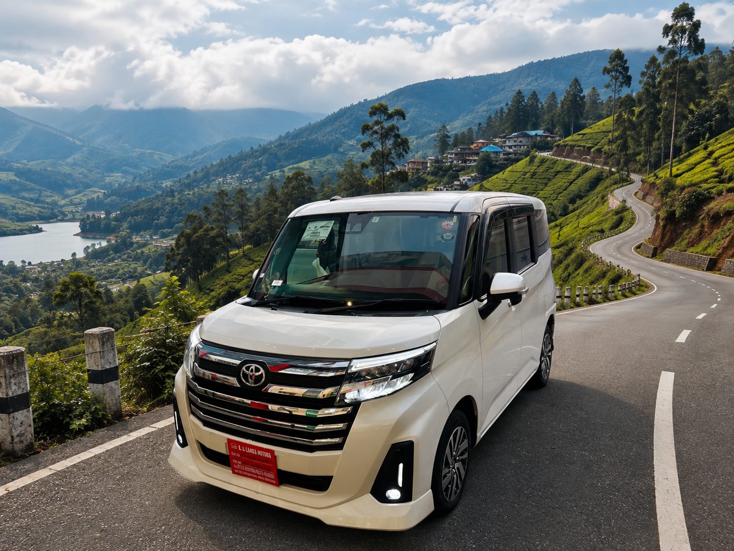 Toyota Roomy vehicle used for chauffeur tours